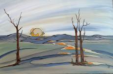 Sunset-on-Pine-Ridge_acrylic-on-canvas_16-x-24-inches_500