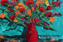 Red Vase