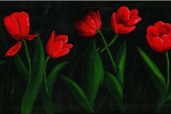 Nine Tulips Dancing