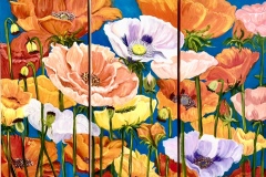 Poppies  (tryptich)