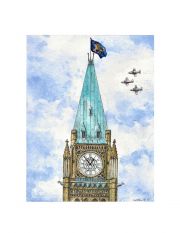 Peace Tower on Canada Day