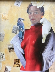 Self Portrait with Birds