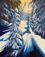 Snow Dreams - Acrylic, 20" x 16"   $320