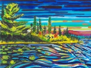 Algonquin Sunset Whitefish Lake