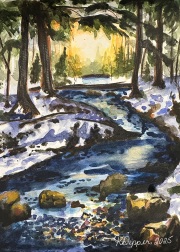 Banner Creek Winter Light