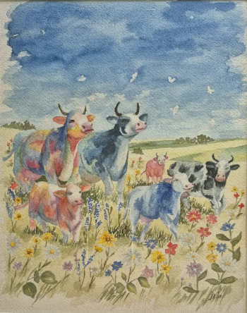Whimsical Cows
